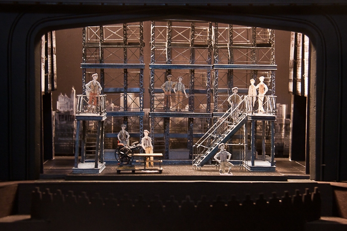 "Newsies" set design