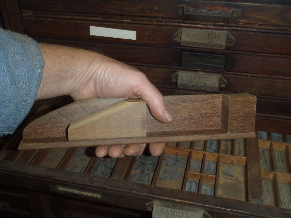 New Wooden Composing Stick prototype