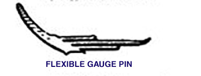 Megill's Flexible
                    Gauge Pin