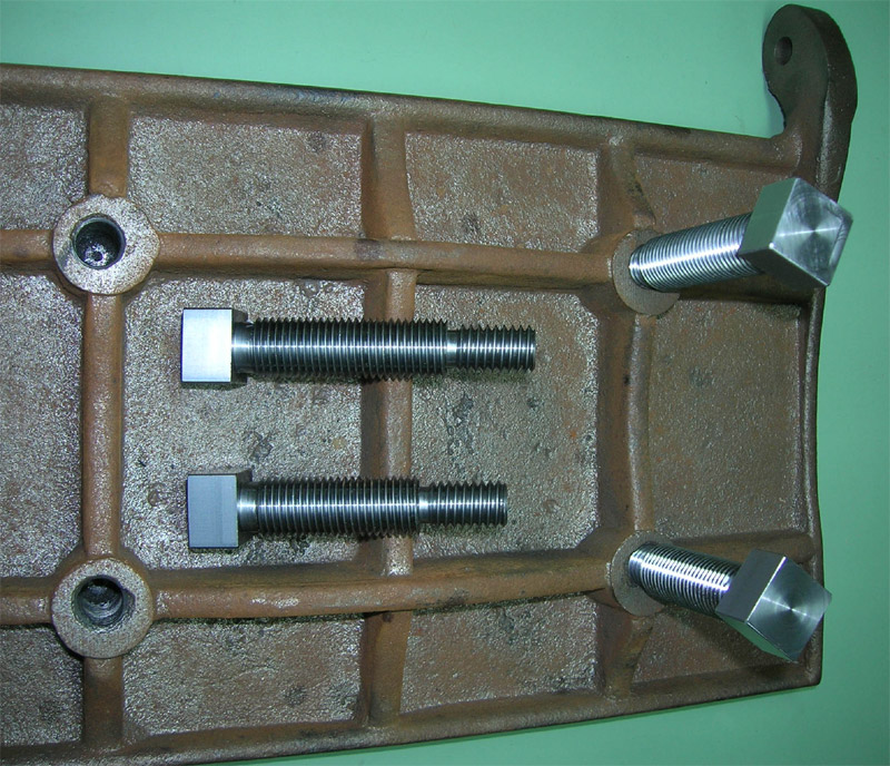 Platen Adjusting bolts for C&P Pilot
                Printing Press