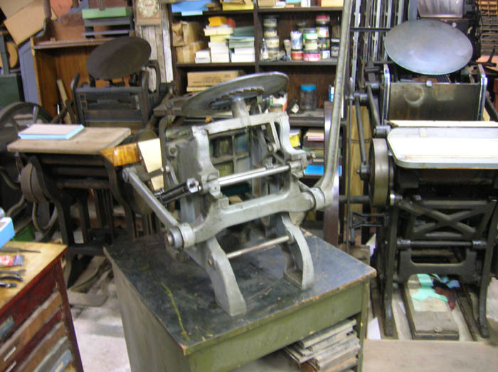 C&P Pilot Press rear view