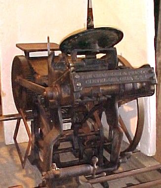 1887 Chander & Price Press