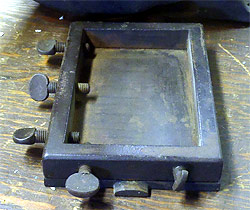 1873 Kelsey Excelsior Platen Press chase