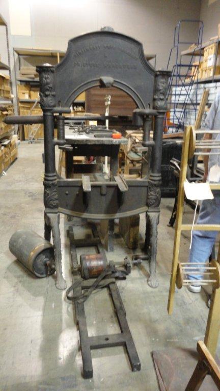 The Washington Hand
                Press - w/ parts