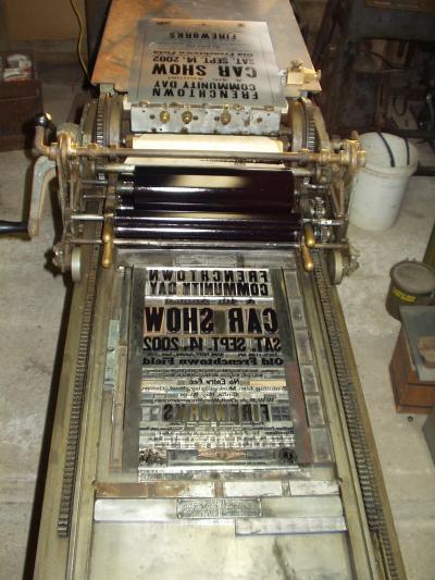 1946 Vandercook Model 4 Proof Press